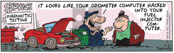 Frank and Ernest on Monday March 21, 2005 Comic Strip