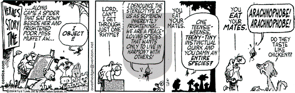 Over the Hedge on Thursday June 17, 2004 Comic Strip