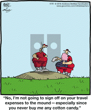 In the Bleachers on Wednesday May 30, 2018 Comic Strip
