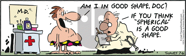 Frank and Ernest on Saturday July 6, 2019 Comic Strip