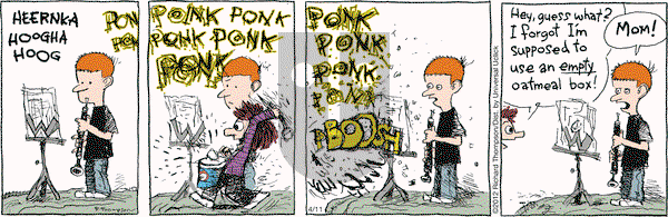 Cul de Sac - Wednesday April 11, 2012 Comic Strip