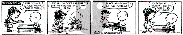 Peanuts on Saturday February 23, 1952 Comic Strip
