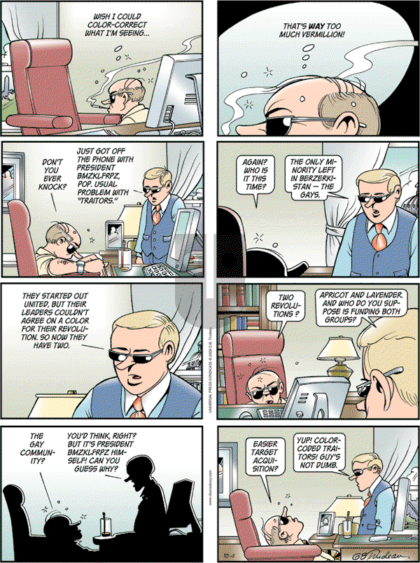 Doonesbury - Sunday October 4, 2009 Comic Strip