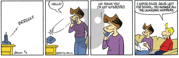 Arlo and Janis on Monday September 3, 2007 Comic Strip