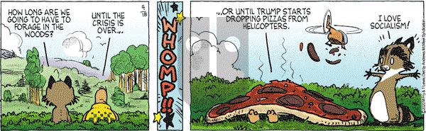 Over the Hedge on Saturday April 18, 2020 Comic Strip