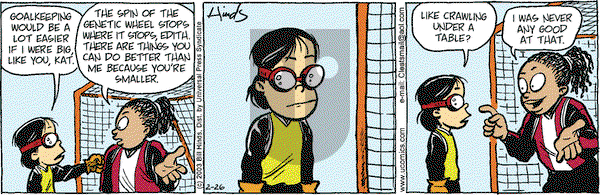 Cleats on Wednesday February 26, 2003 Comic Strip