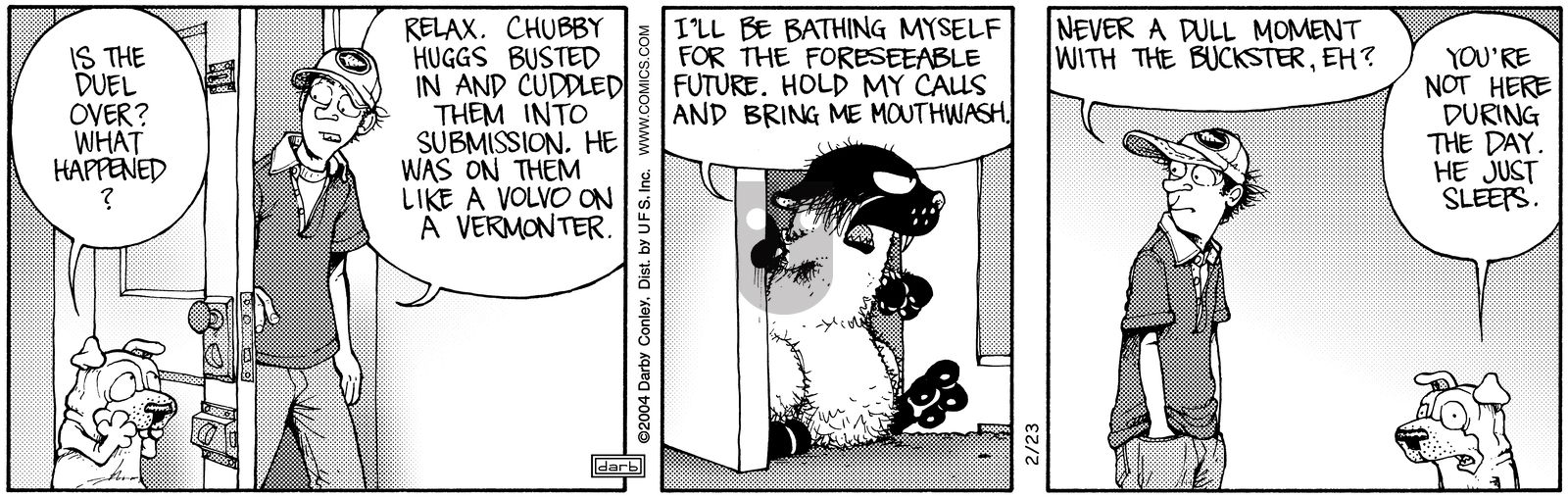 Get Fuzzy - Monday February 23, 2004 Comic Strip