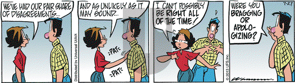 Rose is Rose on Saturday July 27, 2013 Comic Strip
