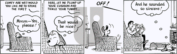Fred Basset on Saturday May 7, 2005 Comic Strip