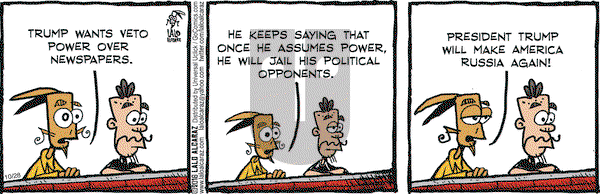 La Cucaracha on Friday October 28, 2016 Comic Strip