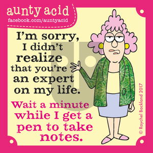 Aunty Acid on Friday June 30, 2017 Comic Strip