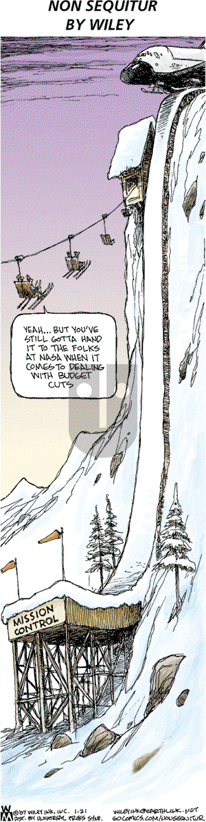 Non Sequitur on Sunday January 21, 2007 Comic Strip