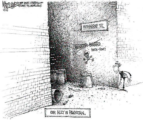 Matt Davies on Thursday December 27, 2007 Comic Strip