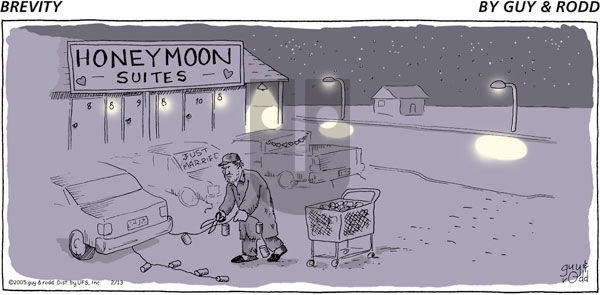 Brevity on Sunday February 13, 2005 Comic Strip