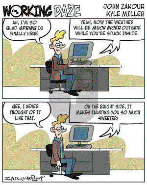 Working Daze on Saturday March 19, 2005 Comic Strip