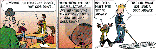 Frazz on Monday November 5, 2018 Comic Strip