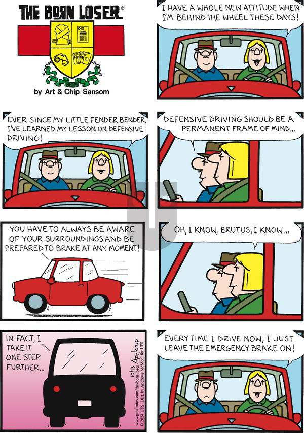 The Born Loser - Sunday October 13, 2024 Comic Strip