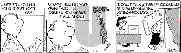 Drabble on Tuesday November 2, 2004 Comic Strip