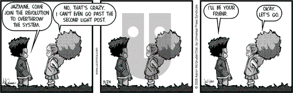 The Boondocks on Friday October 25, 2013 Comic Strip