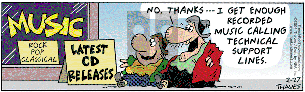 Frank and Ernest on Friday February 27, 2004 Comic Strip