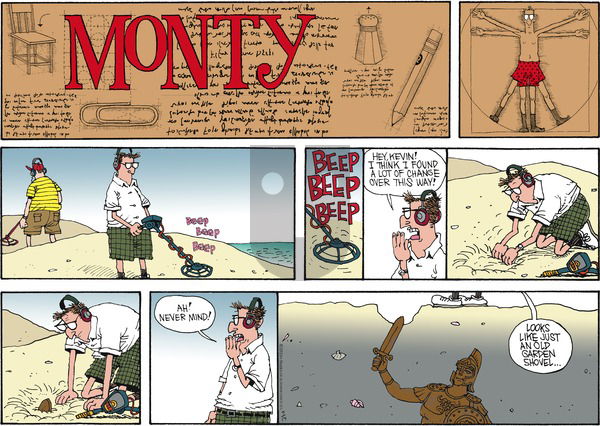 Monty on Sunday July 14, 2013 Comic Strip