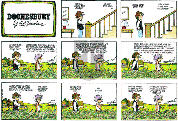 Doonesbury on Sunday July 4, 1982 Comic Strip
