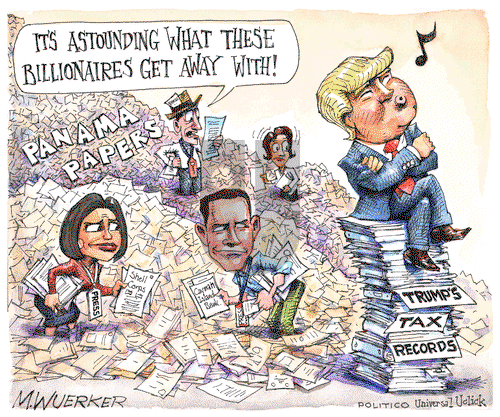 Matt Wuerker on Wednesday April 6, 2016 Comic Strip