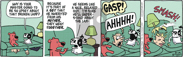 Pooch Cafe on Saturday March 14, 2015 Comic Strip