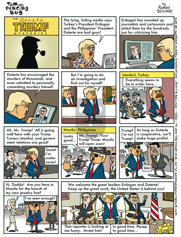 Tom the Dancing Bug on Friday May 5, 2017 Comic Strip