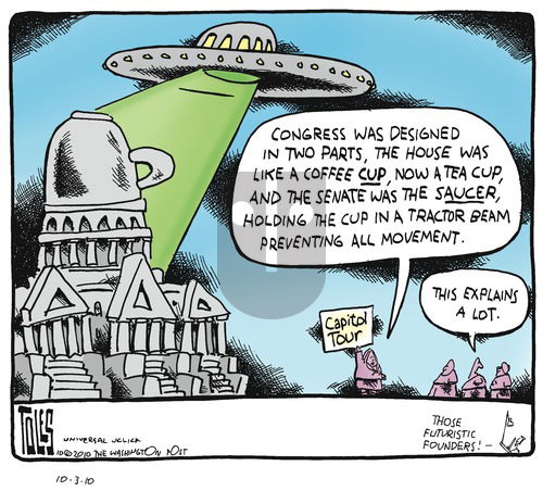 Tom Toles on Sunday October 3, 2010 Comic Strip