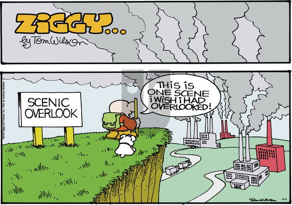 Ziggy on Sunday April 15, 2018 Comic Strip