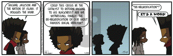 The Boondocks on Wednesday January 28, 2004 Comic Strip