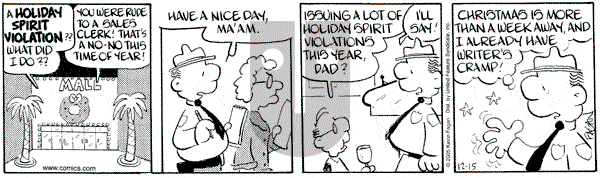 Drabble on Thursday December 15, 2005 Comic Strip