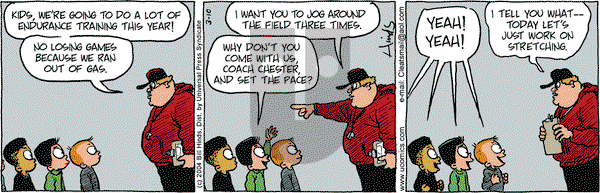 Cleats on Wednesday March 10, 2004 Comic Strip