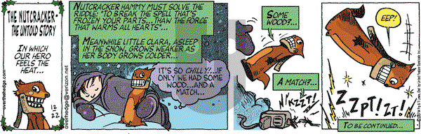 Over the Hedge on Saturday December 22, 2007 Comic Strip