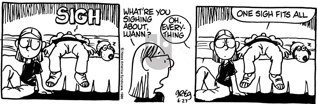 Luann - Friday June 27, 1986 Comic Strip