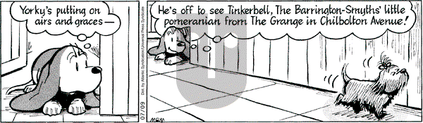 Fred Basset on Thursday July 9, 2009 Comic Strip