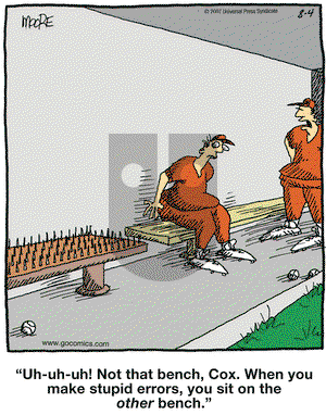 In the Bleachers on Saturday August 4, 2007 Comic Strip