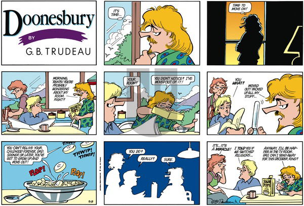 Doonesbury on Sunday September 13, 1992 Comic Strip