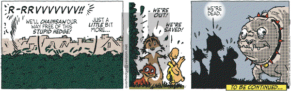 Over the Hedge on Saturday July 25, 2009 Comic Strip
