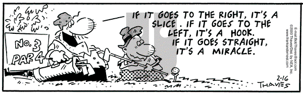 Frank and Ernest on Saturday March 11, 2000 Comic Strip