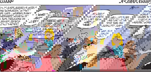 Luann - Sunday January 21, 2007 Comic Strip