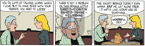 Luann on Friday September 12, 2003 Comic Strip