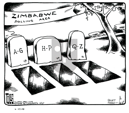 Tom Toles on Tuesday June 24, 2008 Comic Strip