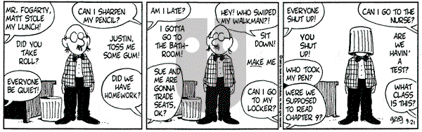Luann on Thursday September 21, 1995 Comic Strip