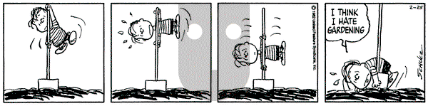 Peanuts on Thursday February 25, 1982 Comic Strip