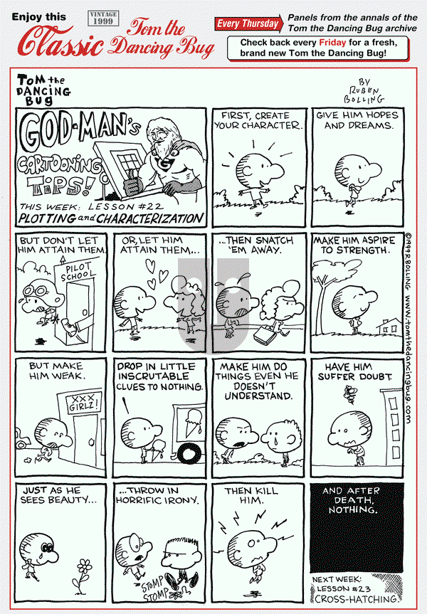 Tom the Dancing Bug on Thursday October 8, 2015 Comic Strip