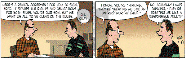 Luann on Wednesday February 21, 2007 Comic Strip