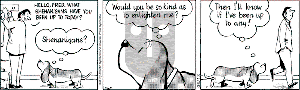Fred Basset on Friday June 13, 2008 Comic Strip