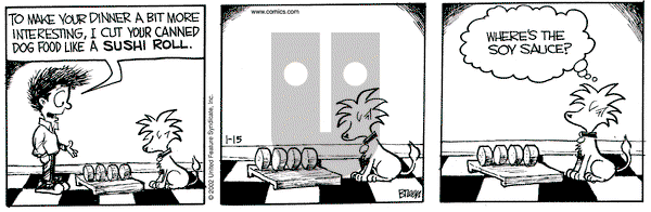 Grand Avenue on Tuesday January 15, 2002 Comic Strip